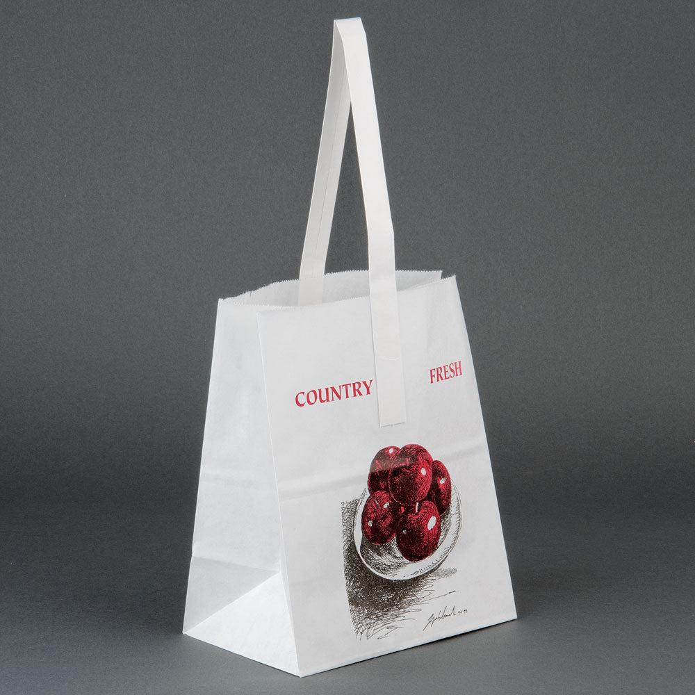 Half Peck paper Apple bag 250 bags per case