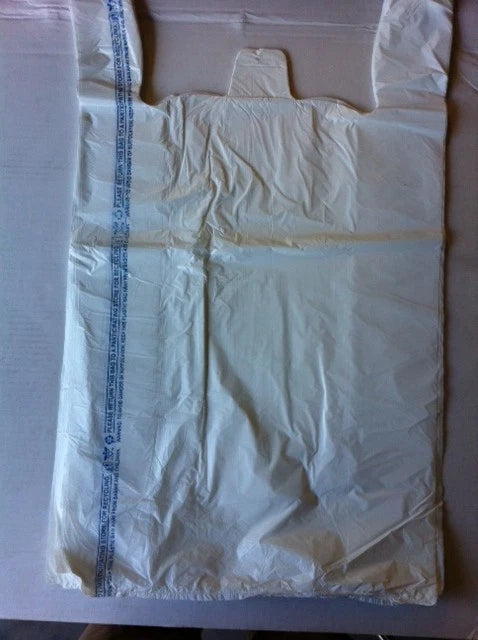 T-shirt bag Jumbo White 15" x 7" x 27" 500/CASE