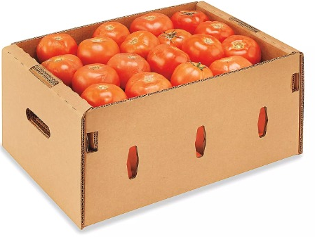 25 LBS Tomato box with your Farm name Printed 3120 Lids +3120 Boxes.**Special Order**