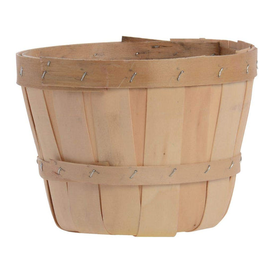 1/8 Peck wood basket 24 pcs. Top dimeter 6 inch