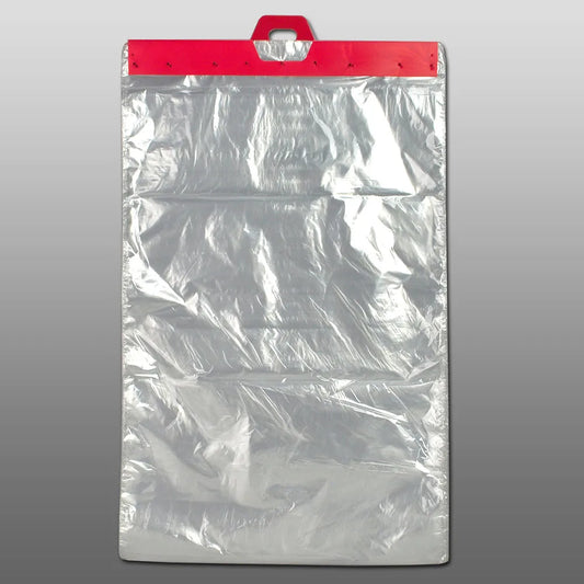 header bags dispense one bag at a time!! Perfect bag for bulky produce "corn, radish"
