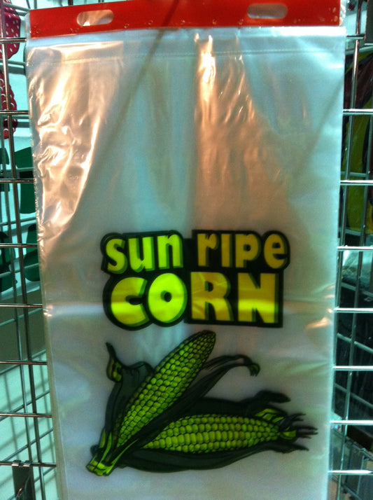Sun Ripe Printed Corn bags on a Header!!