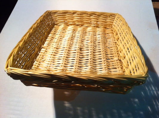 WICKER TRAY 16"x13"x 3" Pack of 3 trays